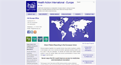 Desktop Screenshot of haieurope.org