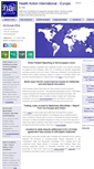 Mobile Screenshot of haieurope.org