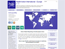 Tablet Screenshot of haieurope.org